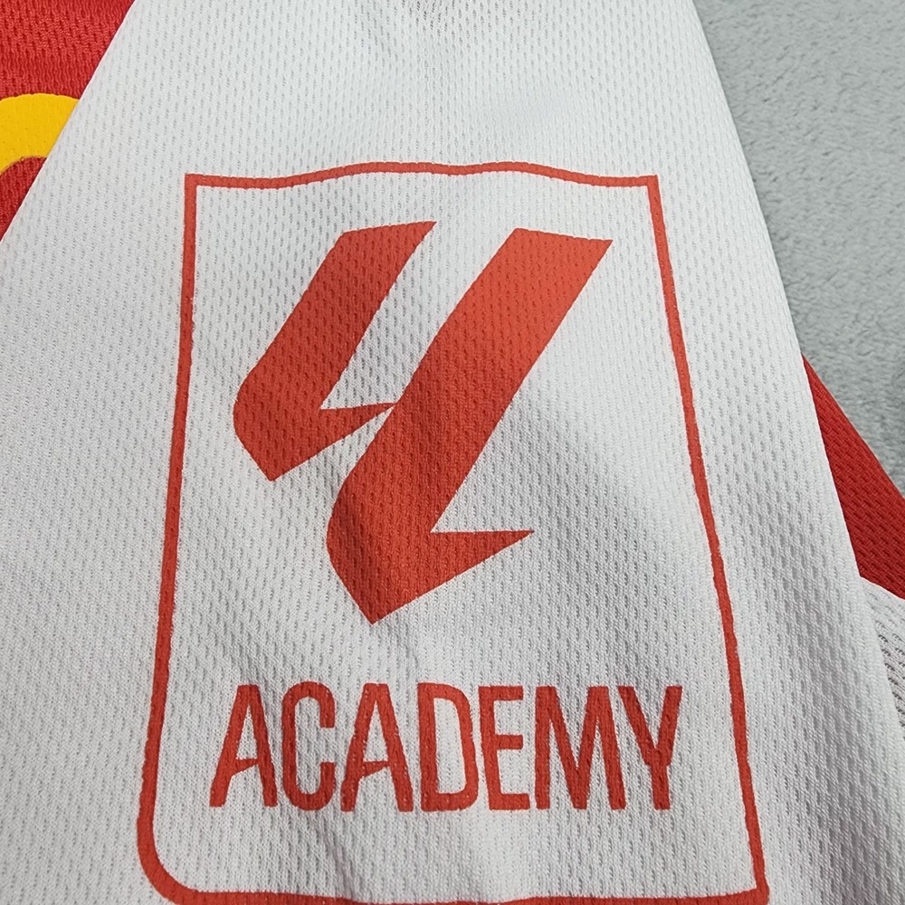 McDonalds Academy A4 Jersey Shirt Mens S Red V Neck Athletic Uniform - Picture 4 of 8